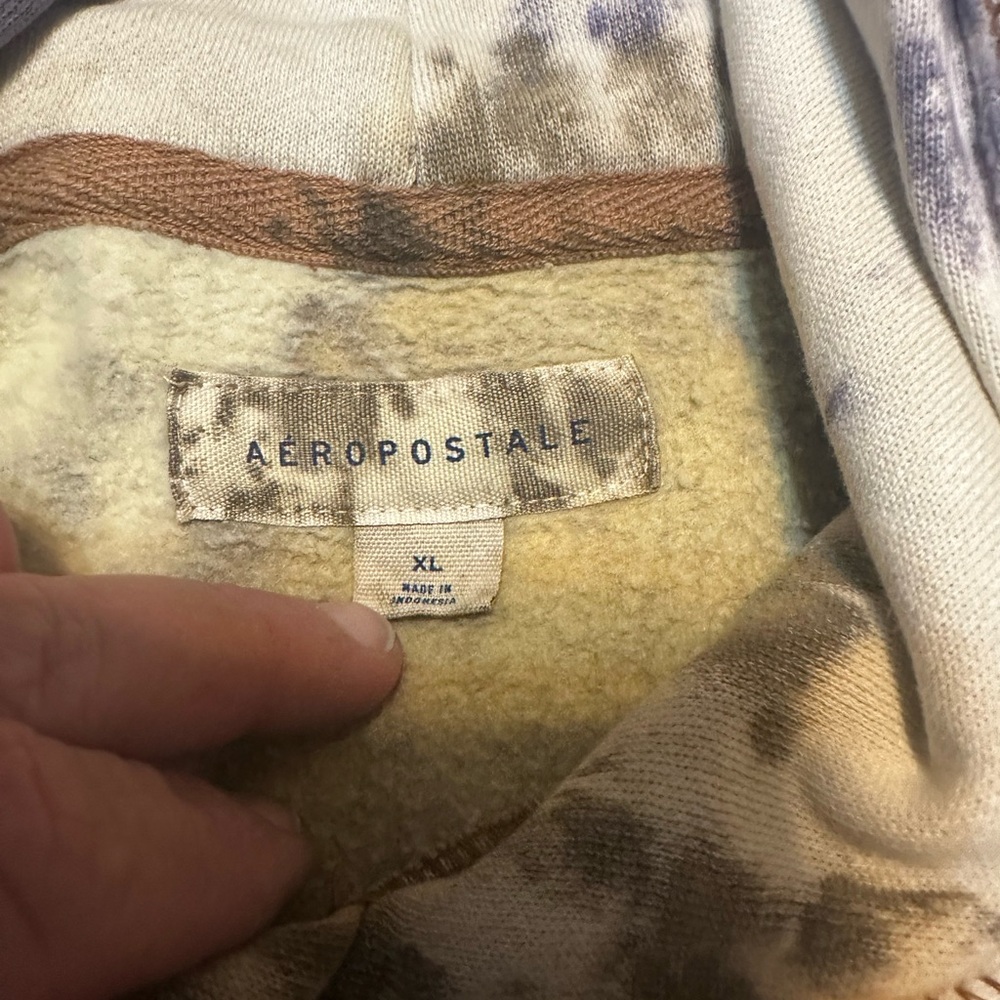 Aeropostale women’s jogger set tie dye - Blue, Green, and Brown - Picture 3 of 7
